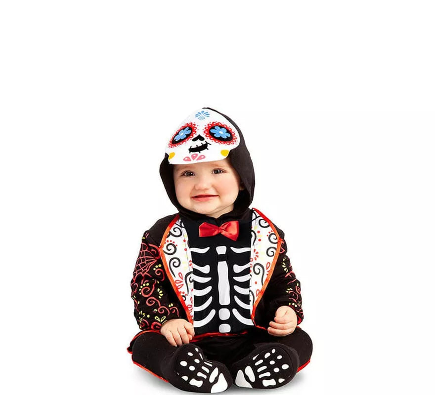 Translation missing: pt-PT.Disfraz de Día de los Muertos para bebé