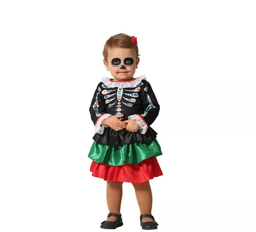 Translation missing: pt-PT.Disfraz de Día de Los Muertos para bebé y niña