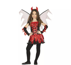 Fato de diabo de fogo para menina
