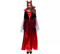 Fato de diabo de renda para mulher