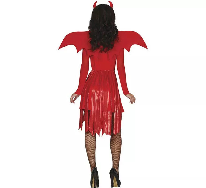 Disfraz de Diablesa roja para mujer