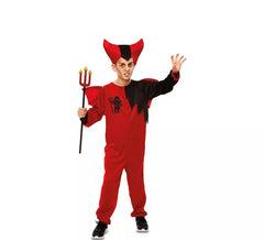 Fato de diabo com asas para criança