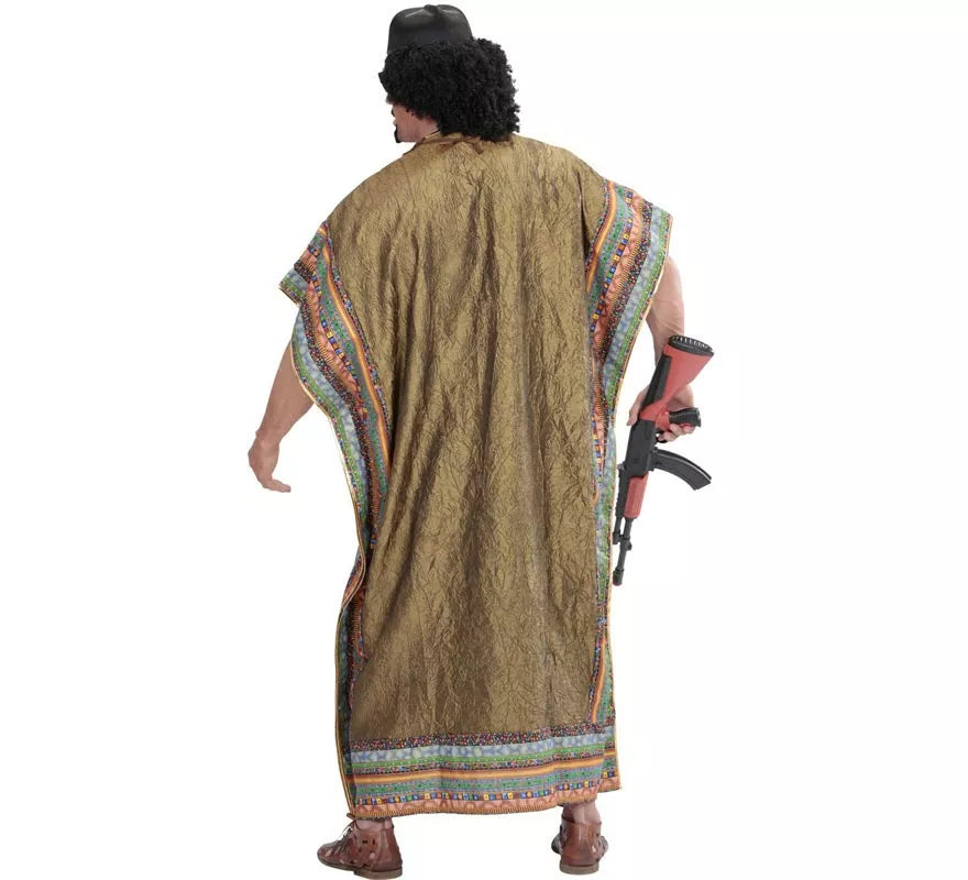 Translation missing: pt-PT.Disfraz de Dictador Africano marrón para hombre