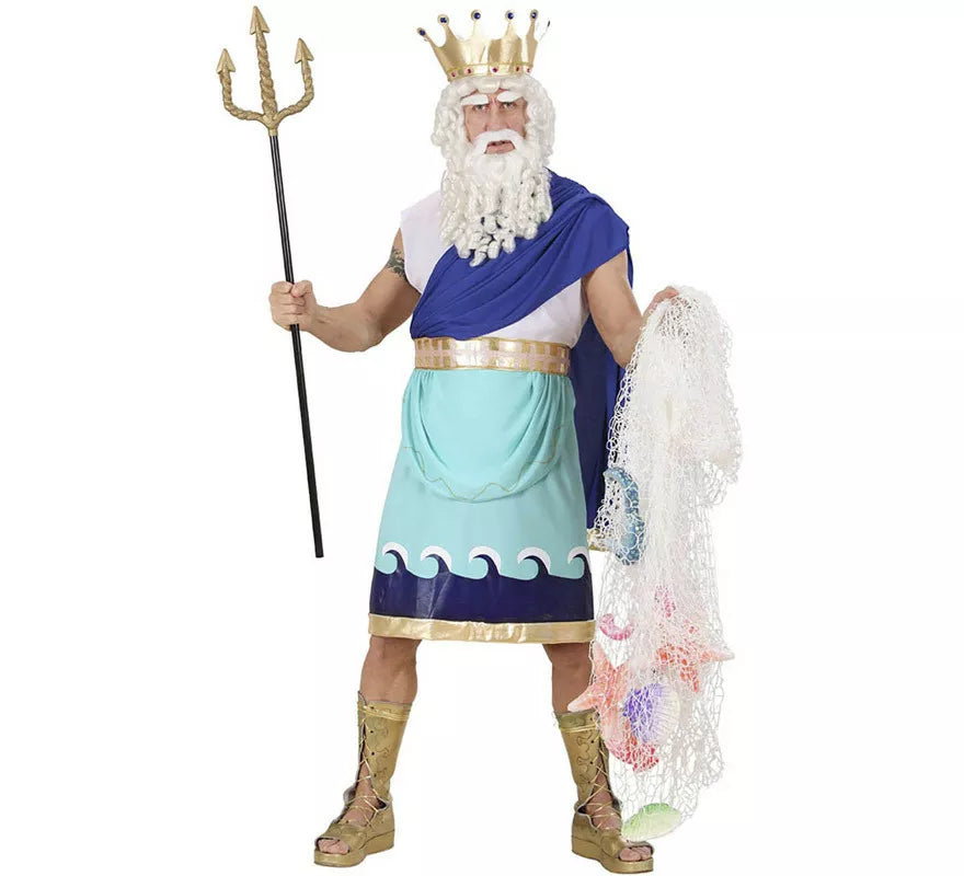 Translation missing: pt-PT.Disfraz de Dios Poseidón o Neptuno para hombre