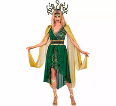Fato de Deusa Grega Medusa para mulher