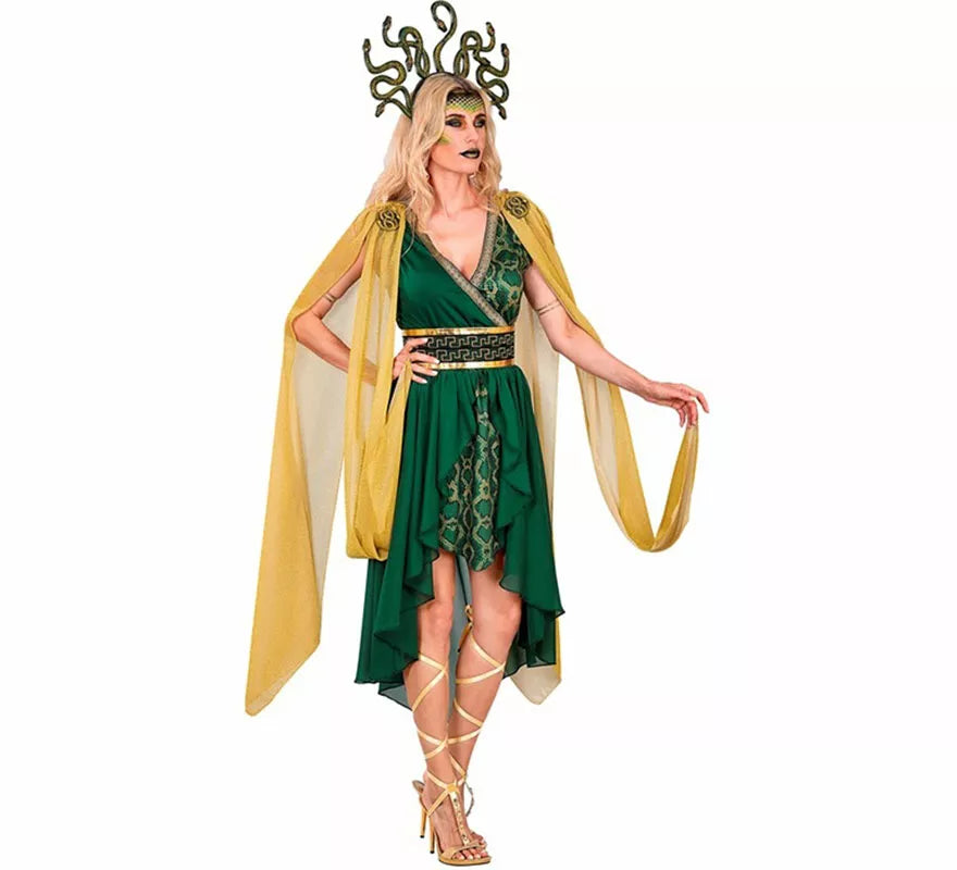 Translation missing: pt-PT.Disfraz de Diosa Griega Medusa para mujer