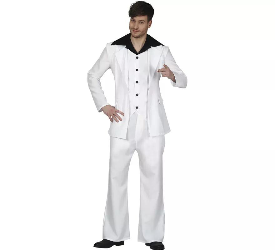 Translation missing: pt-PT.Disfraz de Disco Blanco y Negro para Hombre