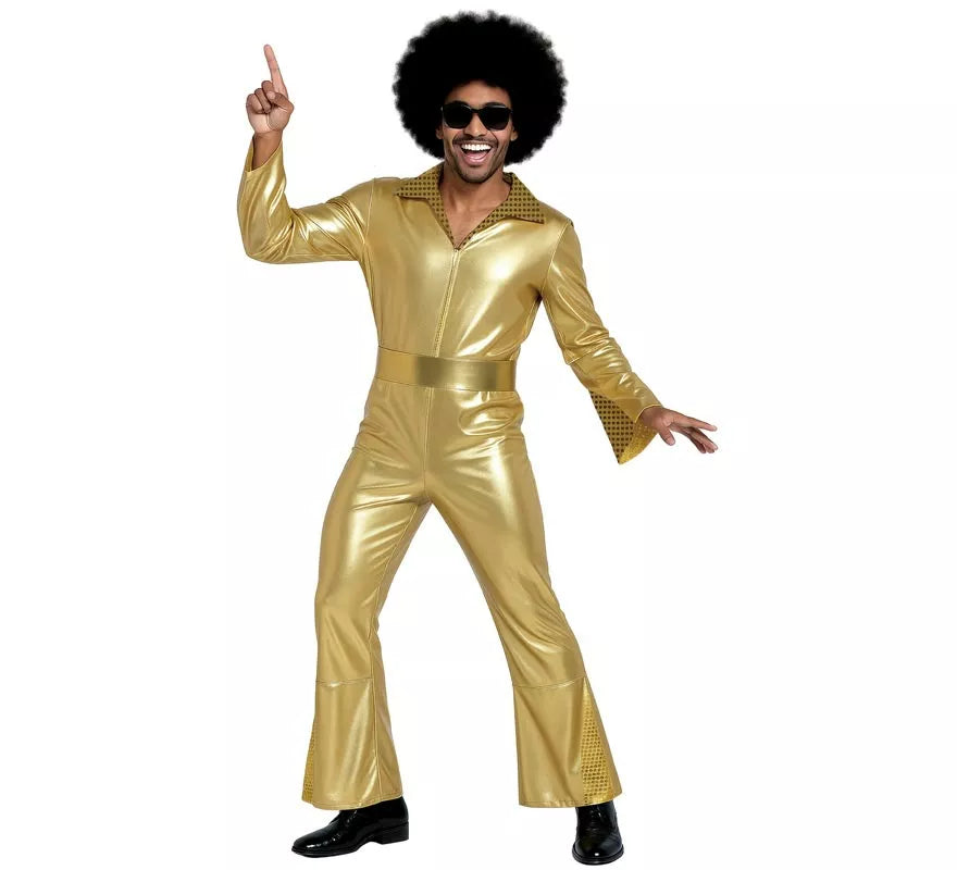 Disfraz de Disco dorado para hombre