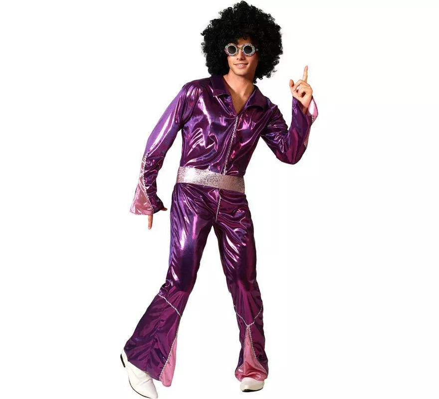 Translation missing: pt-PT.Disfraz de Disco Fucsia para hombre