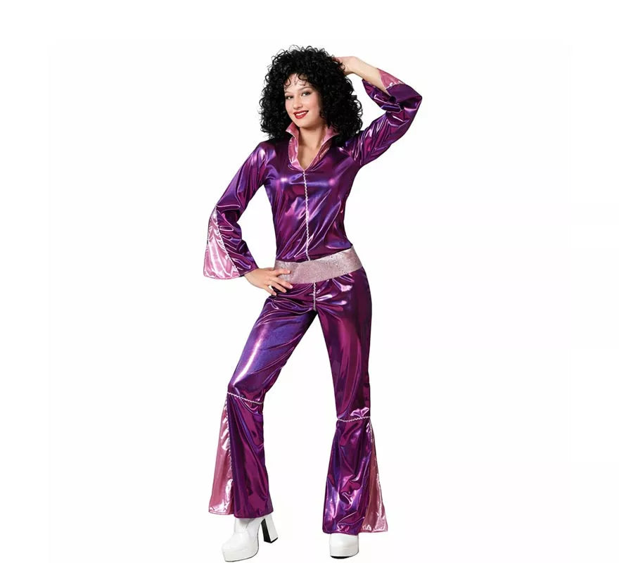 Translation missing: pt-PT.Disfraz de Disco Fucsia para mujer