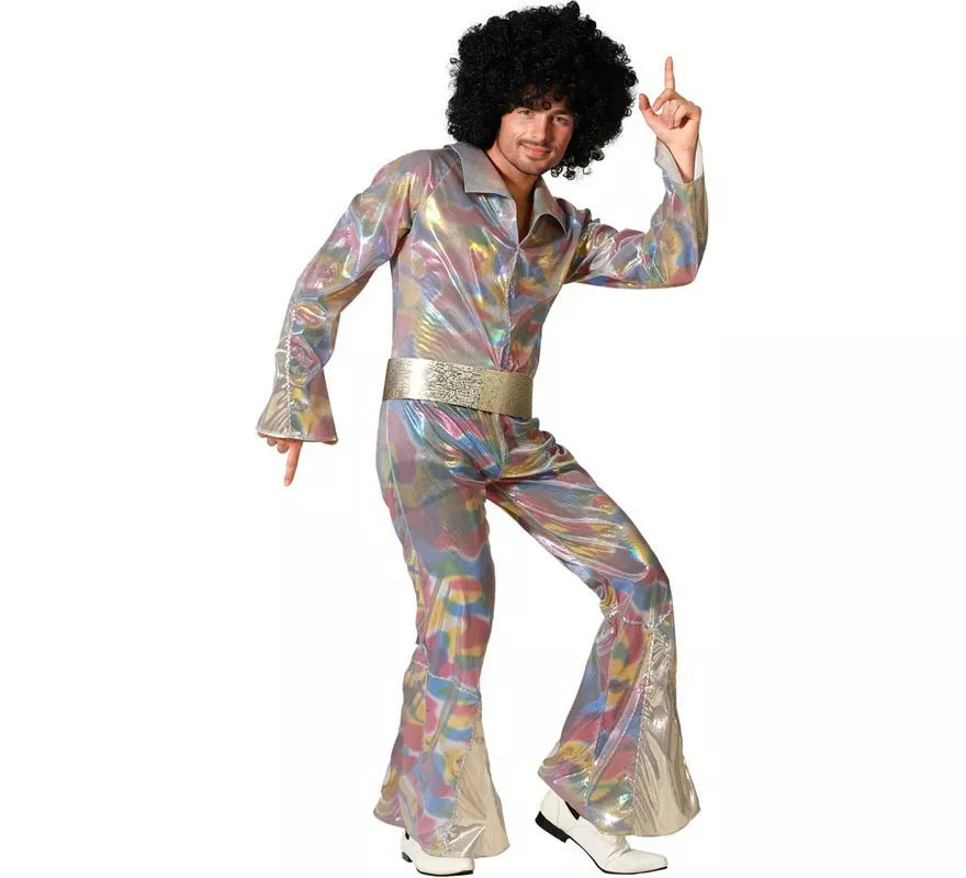 Translation missing: pt-PT.Disfraz de Disco multicolor para hombre