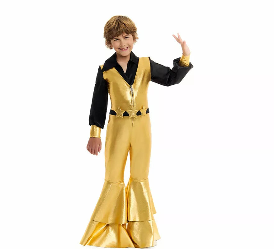 Disfraz de Disco oro para niño