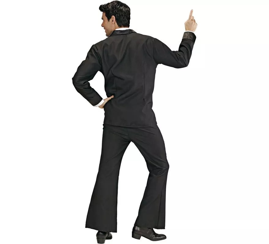 Translation missing: pt-PT.Disfraz de Disco Party negro para hombre