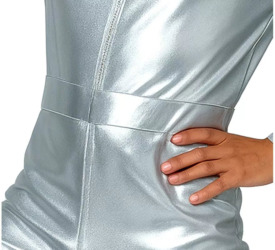 Translation missing: pt-PT.Disfraz de Disco plata para hombre