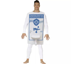 Fato dispensador de gel hidroalcoólico masculino