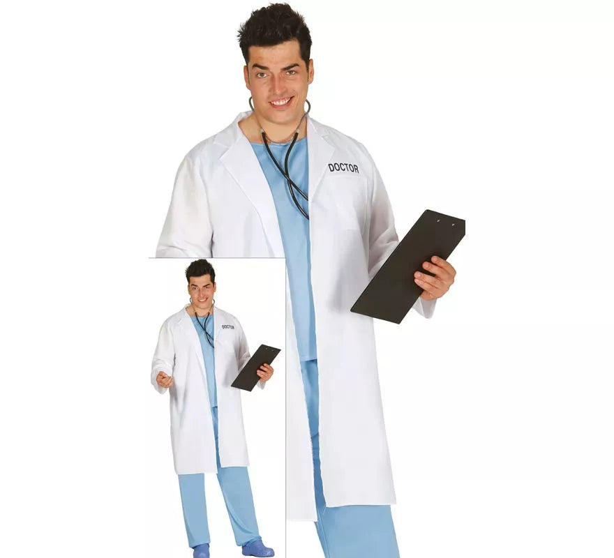 Translation missing: pt-PT.Disfraz de Doctor con bata para hombre