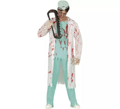 Fato de médico zumbi para homens