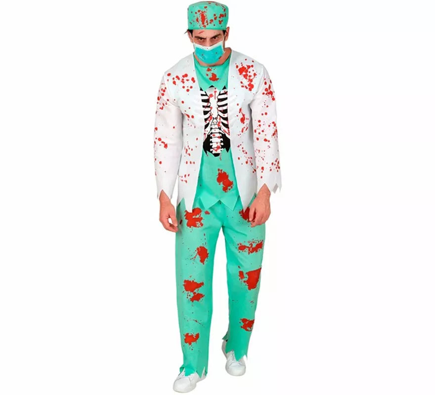 Translation missing: pt-PT.Disfraz de Doctor Zombie para hombre