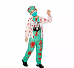 Fato de Médico Zombie para criança