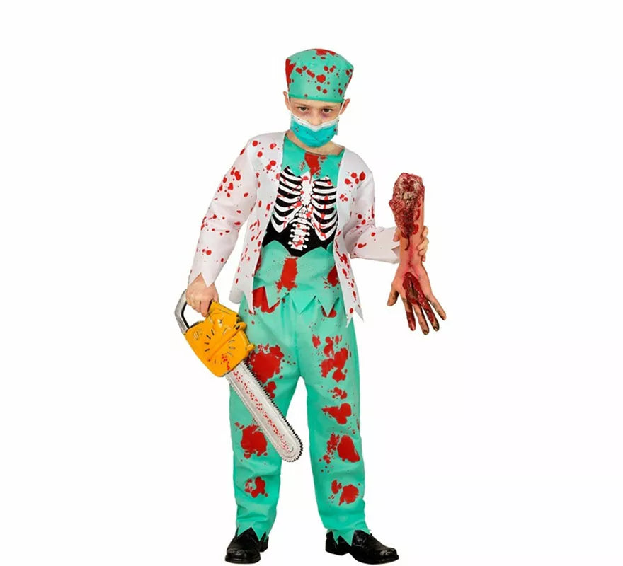Translation missing: pt-PT.Disfraz de Doctor Zombie para niños
