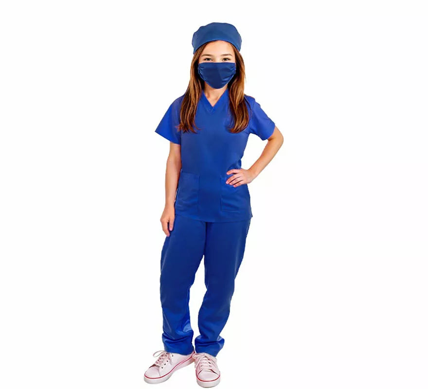 Translation missing: pt-PT.Disfraz de Doctora azul para niños