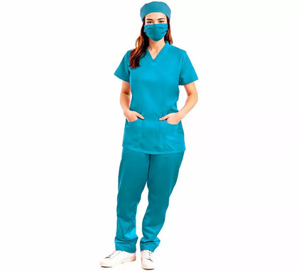Disfraz de Doctora o Doctor verde para adulto