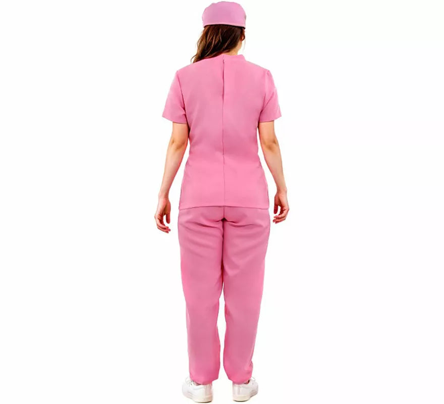 Translation missing: pt-PT.Disfraz de Doctora rosa para mujer