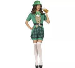 Fato de duende de São Patrício para mulher