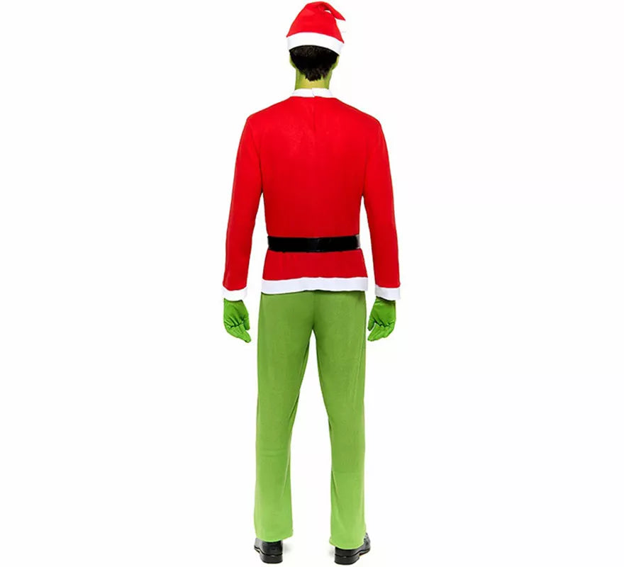 Translation missing: pt-PT.Disfraz de Duende Gruñón de Navidad para hombre