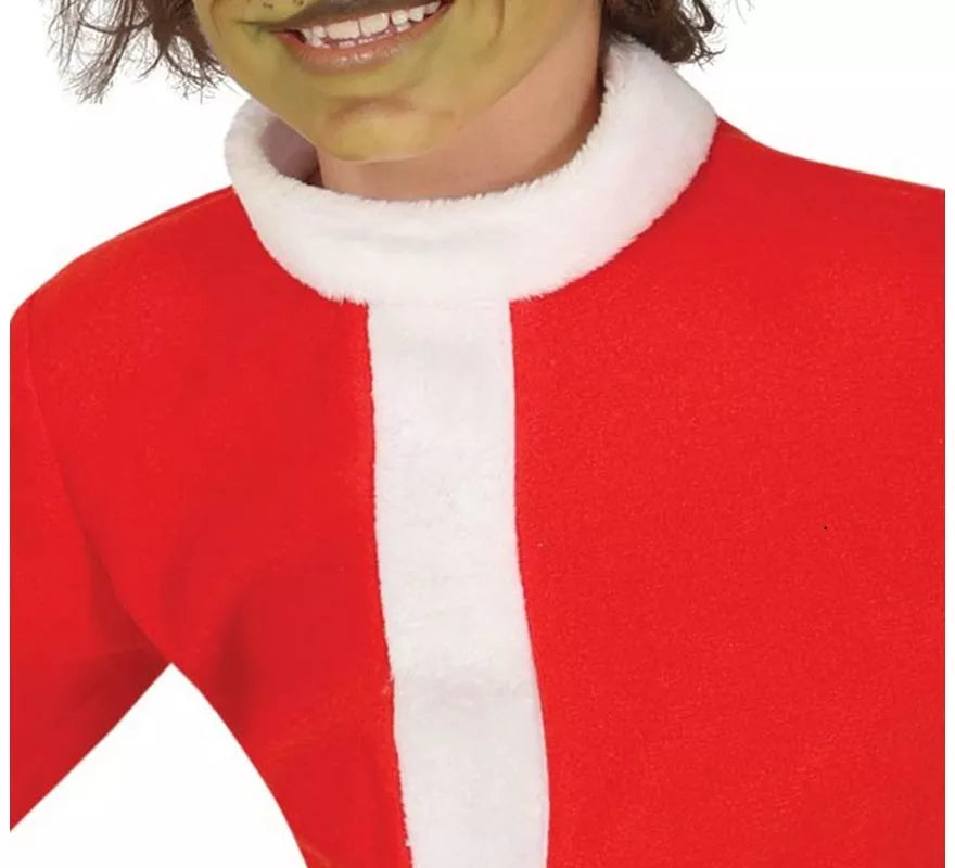 Translation missing: pt-PT.Disfraz de Duende Gruñón Navideño verde para niño