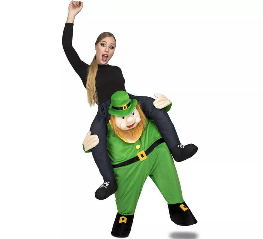 Translation missing: pt-PT.Disfraz de Duende Irlandés a hombros para adultos