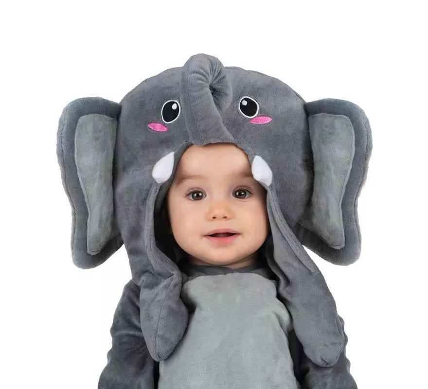 Translation missing: pt-PT.Disfraz de Elefante con orejas movibles para bebé y niños