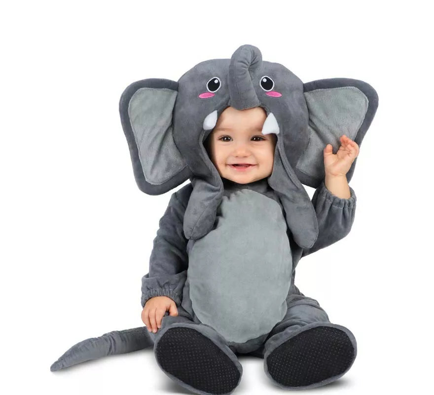 Translation missing: pt-PT.Disfraz de Elefante con orejas movibles para bebé y niños