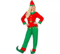 Fato de Elfa Ajudante do Papai Noel para Mulheres