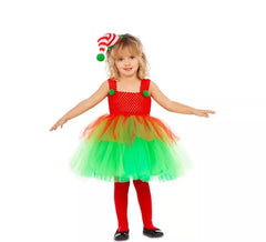 Fato de elfo com Tutu para menina e bebê