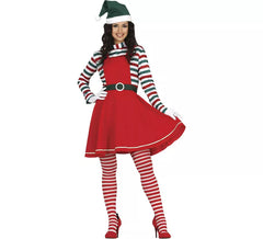 Fato de elfa do papai noel para mulher
