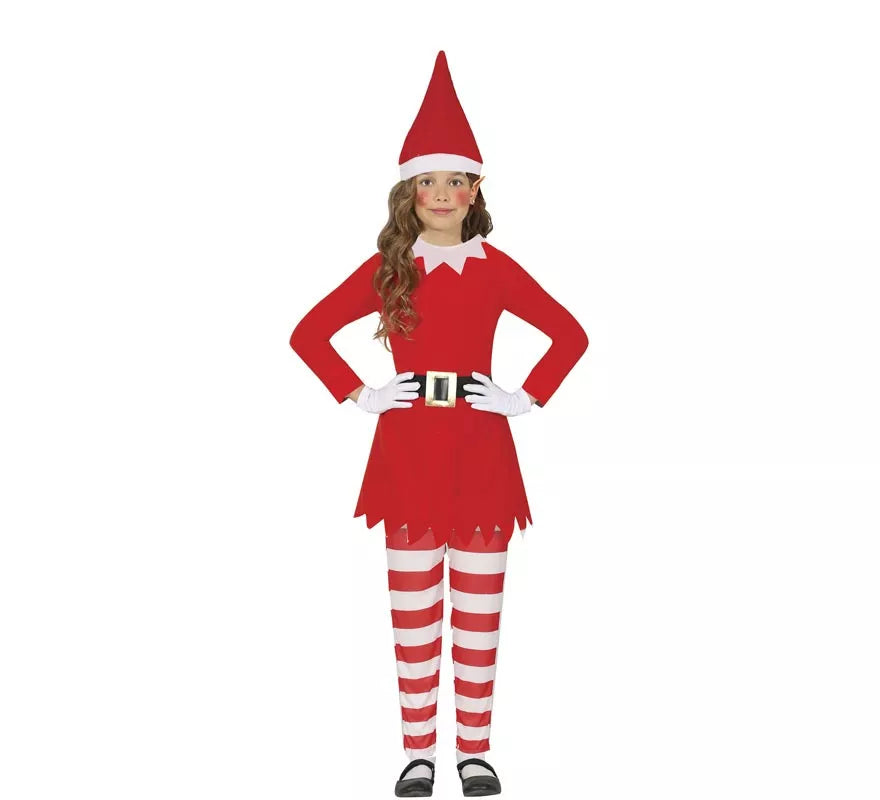 Translation missing: pt-PT.Disfraz de Elfa en el Estante de la Navidad para niña