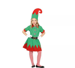 Fantasia de elfo infantil para uma menina