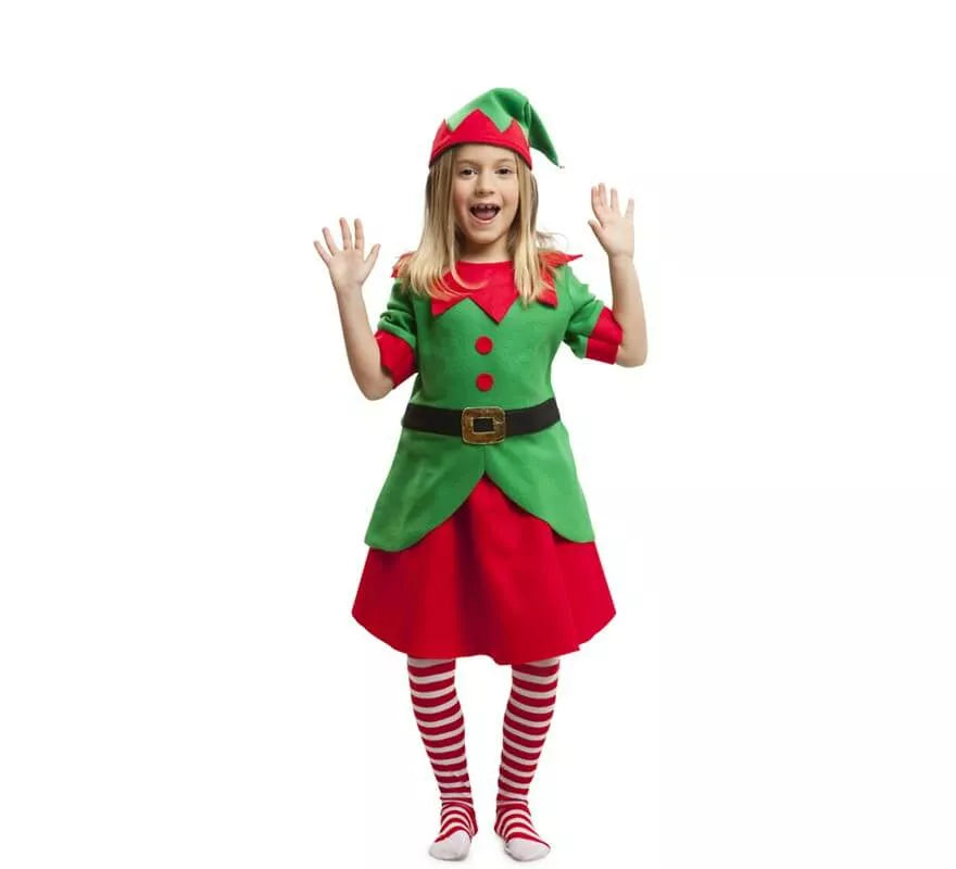 Translation missing: pt-PT.Disfraz de Elfa Navidad para niña