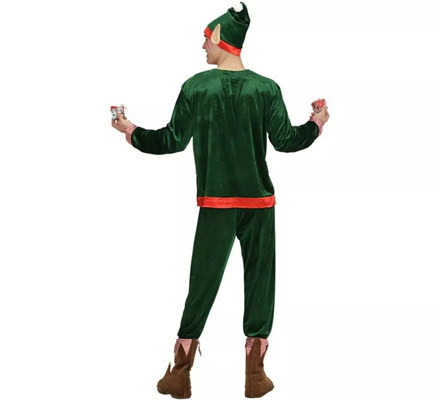 Translation missing: pt-PT.Disfraz de Elfo Ayudante de Papá Noel para hombre