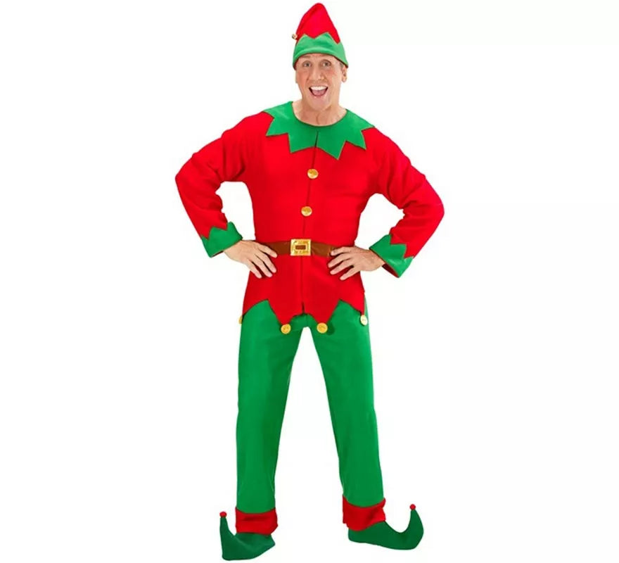 Translation missing: pt-PT.Disfraz de Elfo Ayudante de Santa Claus para hombre