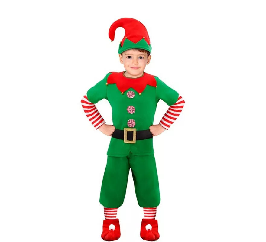Translation missing: pt-PT.Disfraz de Elfo Ayudante de Santa Claus para niño