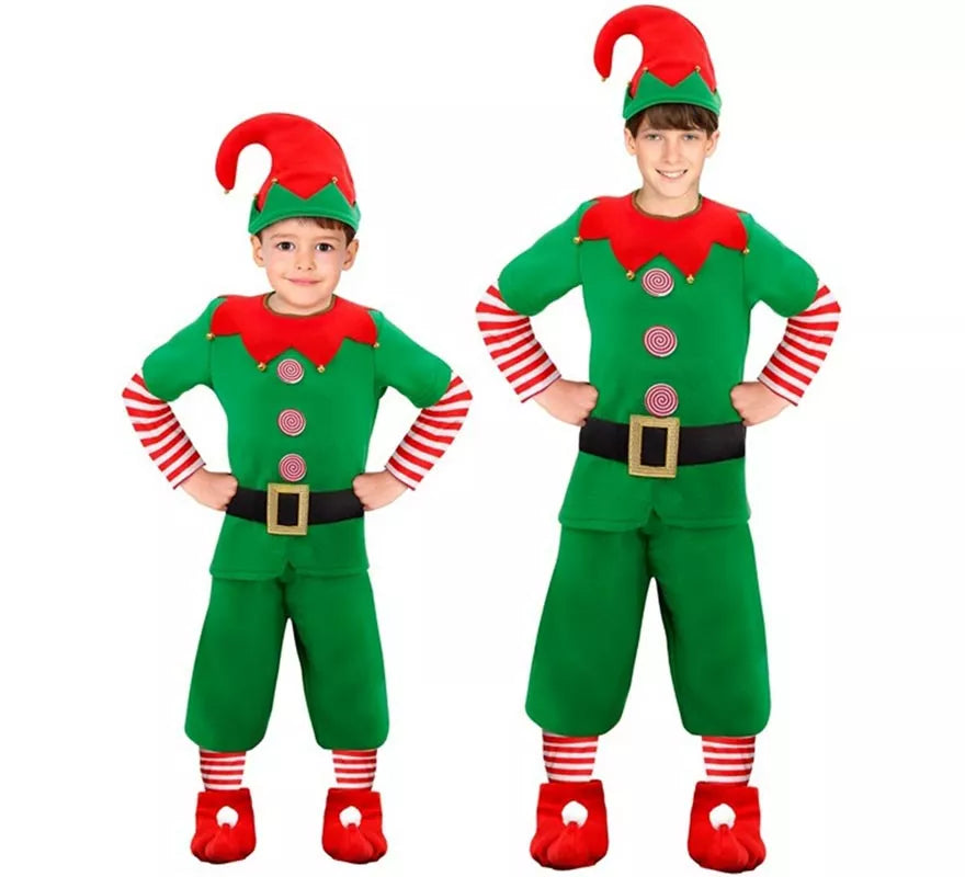 Translation missing: pt-PT.Disfraz de Elfo Ayudante de Santa Claus para niño
