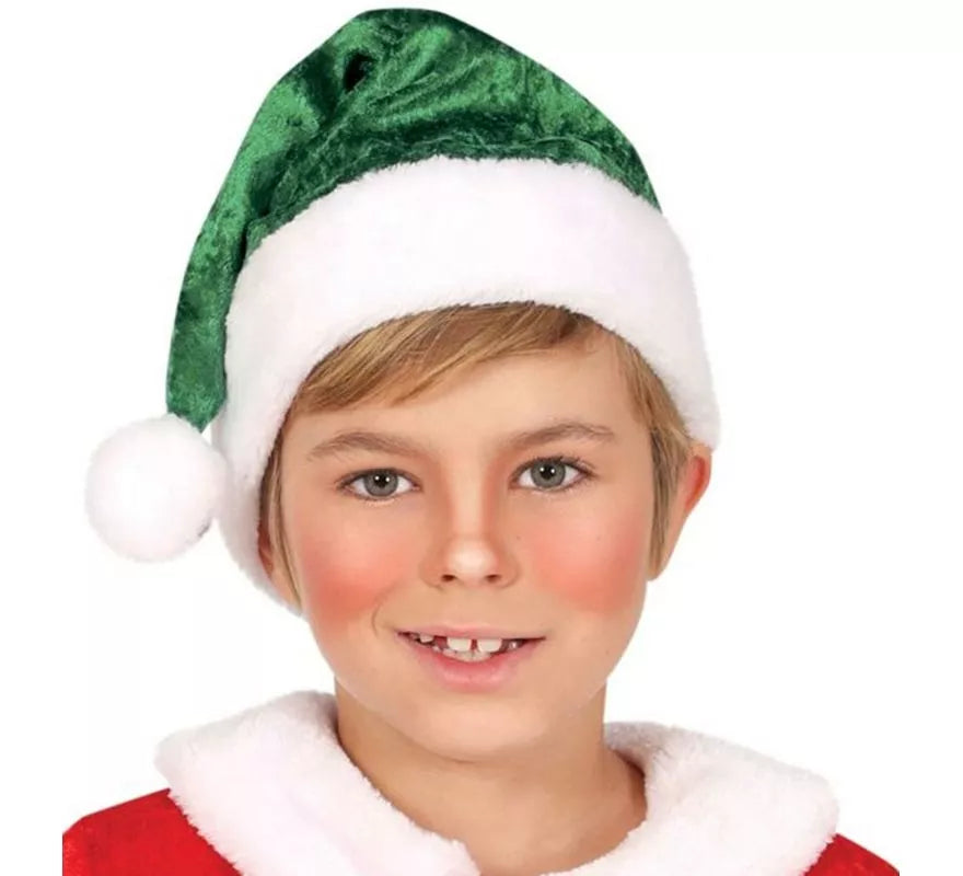 Translation missing: pt-PT.Disfraz de Elfo Ayudante de Santa con gorro para niño