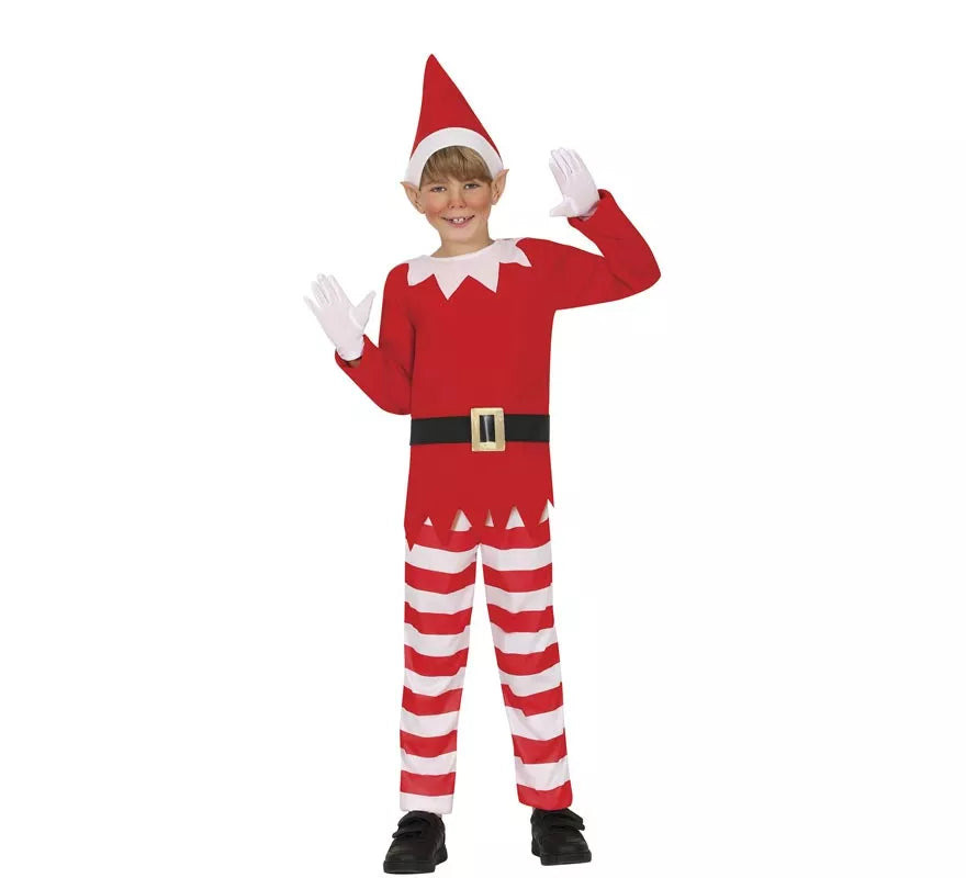 Translation missing: pt-PT.Disfraz de Elfo en el Estante de la Navidad para niños