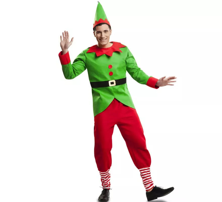 Translation missing: pt-PT.Disfraz de Elfo Navidad para hombre