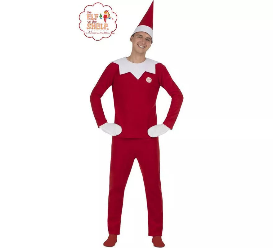 Translation missing: pt-PT.Disfraz de Elfo Travieso de Elf on the Shelf para hombre