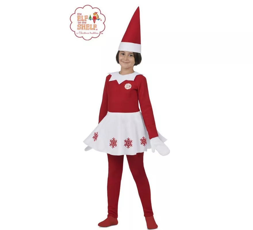 Translation missing: pt-PT.Disfraz de Elfo Travieso de Elf on the Shelf para niña