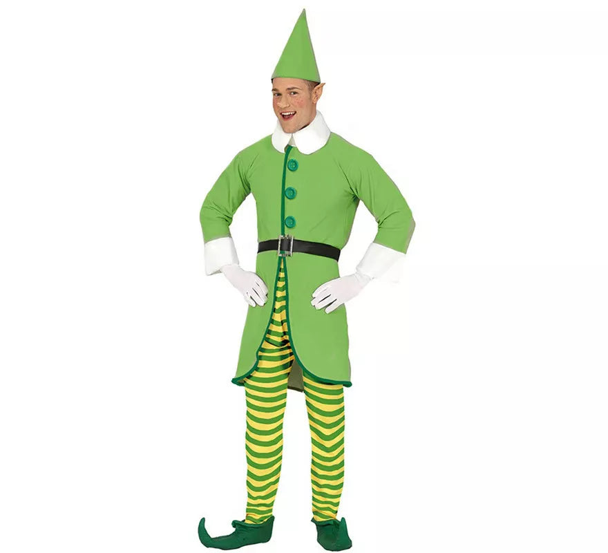 Translation missing: pt-PT.Disfraz de Elfo Verde Claro para Hombre