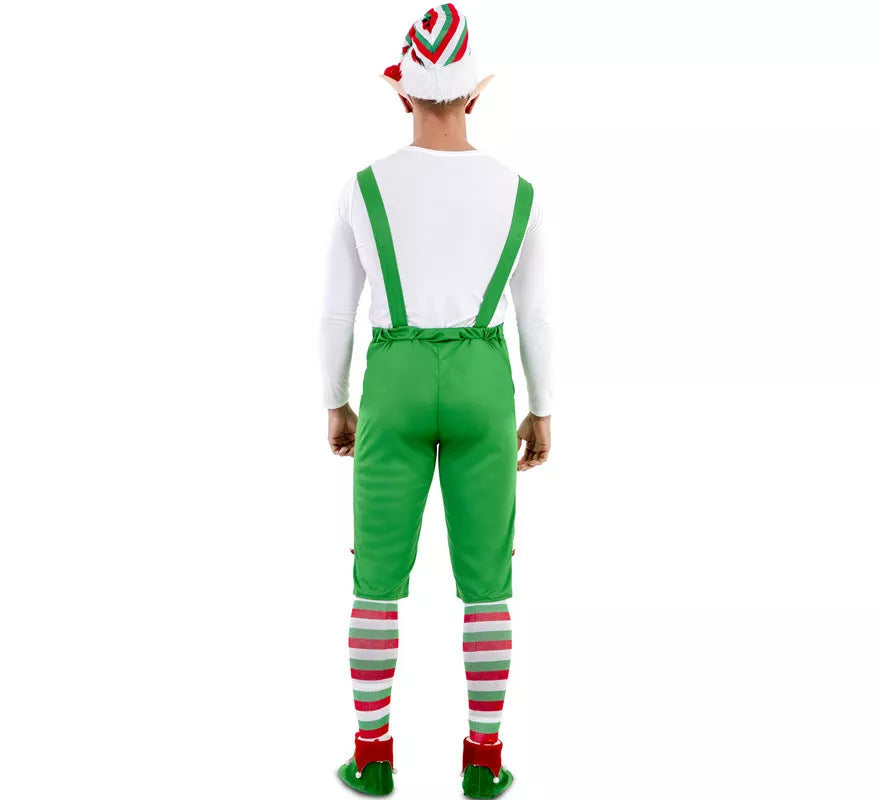 Translation missing: pt-PT.Disfraz de Elfo Verde con gorro para hombre